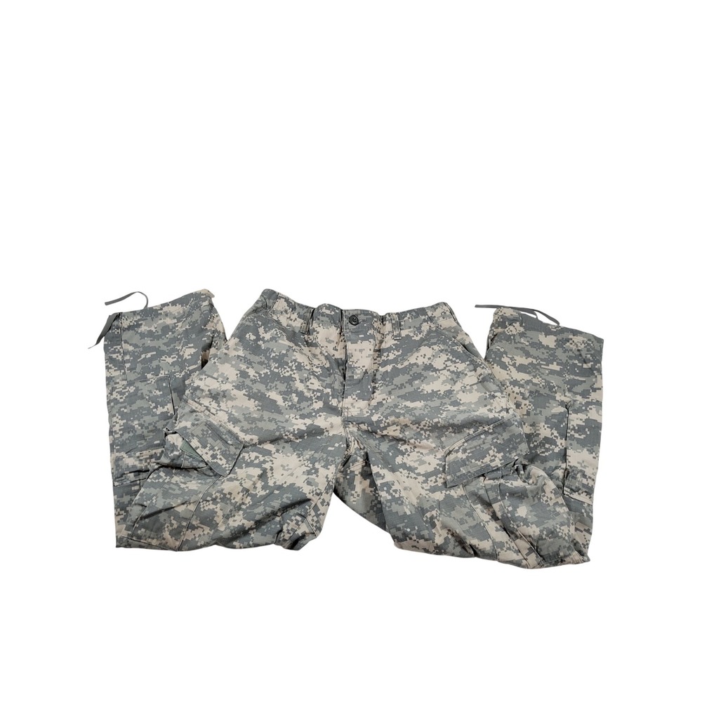 DJ Manufacturing Corp Cargo Pant Men Med. Short Gray Excellent ACU‎ Camo Digital